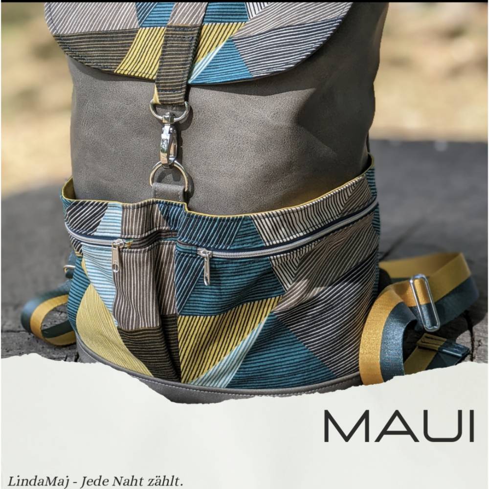 Ebook Rucksack "Maui" - Anleitung und Schnittmuster Bild 1