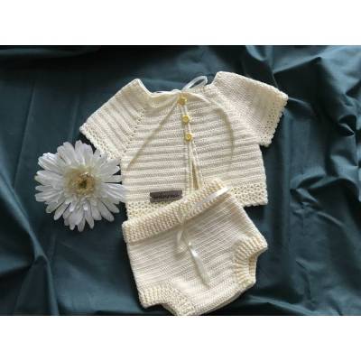 Set *Missi* Babyjacke, Jäckchen, Jacke, Gr. 56/62 und kurze Hose
