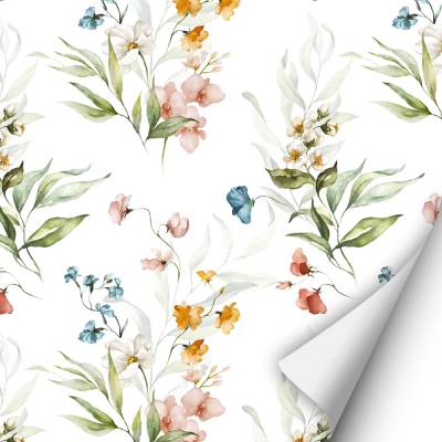 2 x 0,9 m selbstklebende Folie - Floral Blumen (16,66 €/m²) Klebefolie Dekorfolie Möbelfolie