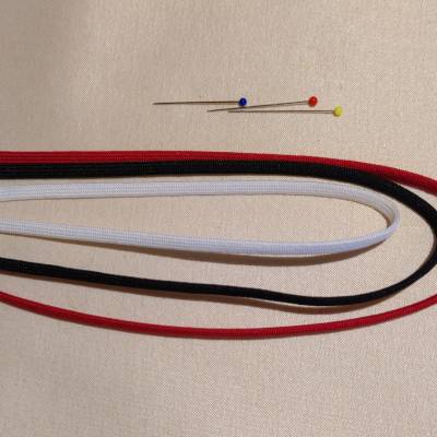 Korsettschnur, Miederschnur, Kordel 4mm breit