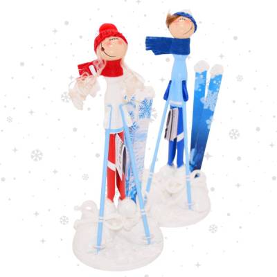 Geldgeschenk Skifahrer – Originelle Winterfigur zum Geburtstag und Weihnachten