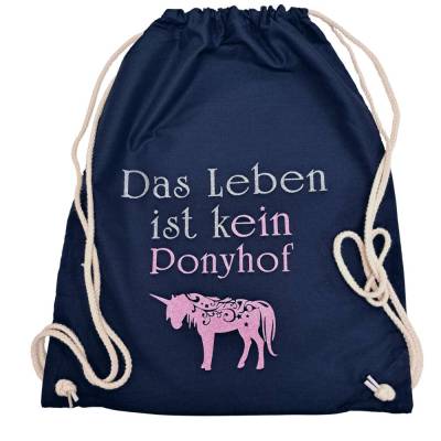 Reithelm-Beutel / Turnbeutel "Ponyhof" ~ personalisierbar 