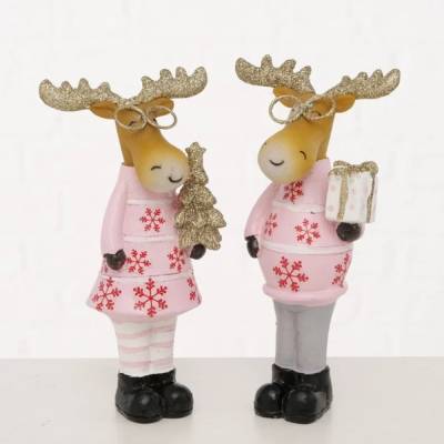 Weihnachtsdeko Herr Rentier und Frau Rentier