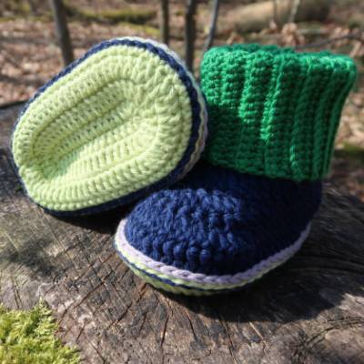 Häkelanleitung für Baby/Kinderboots ,,Schlurpsi