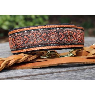 Halsband ORIENTAL mit Zugstopp für deinen Hund, Hundehalsband in verschiedene Farben und Breiten
