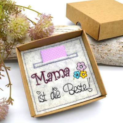 Stickdatei Muttertag Mama ITH Wunscherfüller