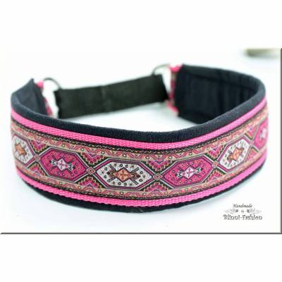 Halsband ORIENTAL mit Zugstopp, Hund, in verschiedenen Farben, Hundehalsband, Martingale