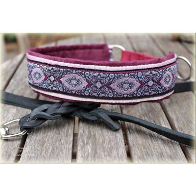 Halsband ORIENTAL mit Zugstopp, Hund, in verschiedenen Farben, Hundehalsband, Martingale