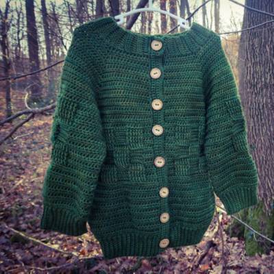 Häkelanleitung für GROßE Kinderjacke ,,Cuute foGGy vest"