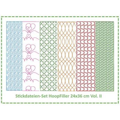 Stickdateien Set HoopFiller 24x36 Vol. II