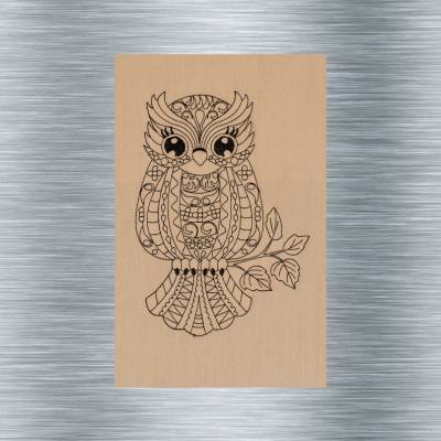 Stickdatei Eule einfach - 13 x 18 Rahmen  - Waldtiere, tierische Stickmotive, Tiere, digitale Stickdatei, Nadelmalerei