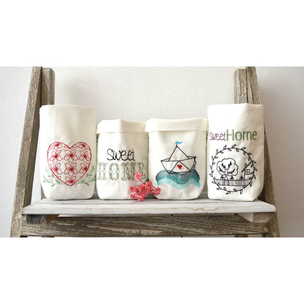Stickdatei Lichterbeutel ITH mit einzelnen Motiven SET Bild 7