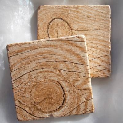 Untersetzer Fliese  *Wood* 2 Stück im Set