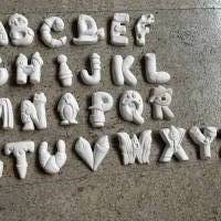 Buchstaben Alphabet Namen Personalisierung - 6 Buchstaben deiner Wahl mit  Anhnger