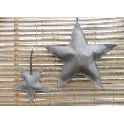 Weihnachsterne  2 x Weihnachsstern aus echt Leder *NaturPur*