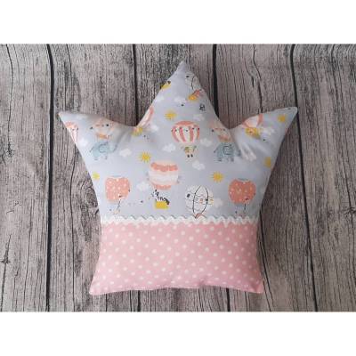 Kronenkissen für Mädchen ~ Krönchenkissen ~ Kissen ~ Krone ~ Dekokissen ~ Deko Kinderzimmer