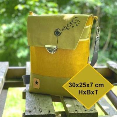 Nähanleitung Mit Schnittmuster - Vaala Bag, Schultertasche, Crossbody, Taschenebook