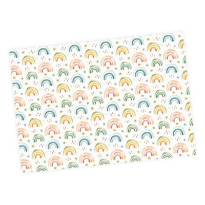 5 Bögen Geschenkpapier Regenbogen - 1,60€/qm- 84,1 x 59,4 cm