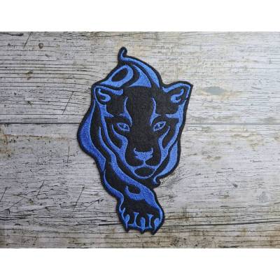 Pirschender Panther Stickdatei 18x10cm, Sofortdownload