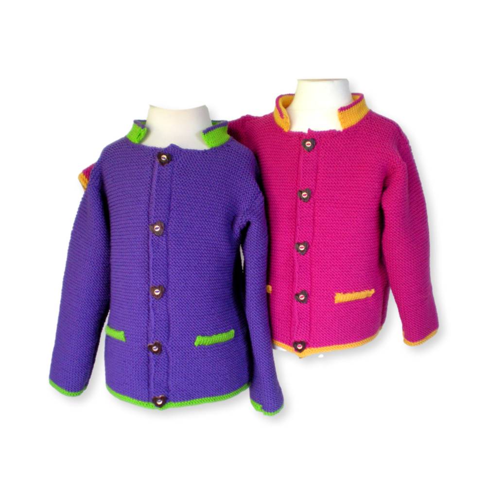 Strickanleitung - Trachtenjacke für Kinder in 3 Größen Bild 1