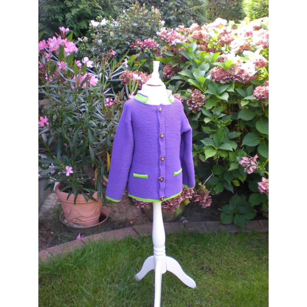 Strickanleitung - Trachtenjacke für Kinder in 3 Größen Bild 2