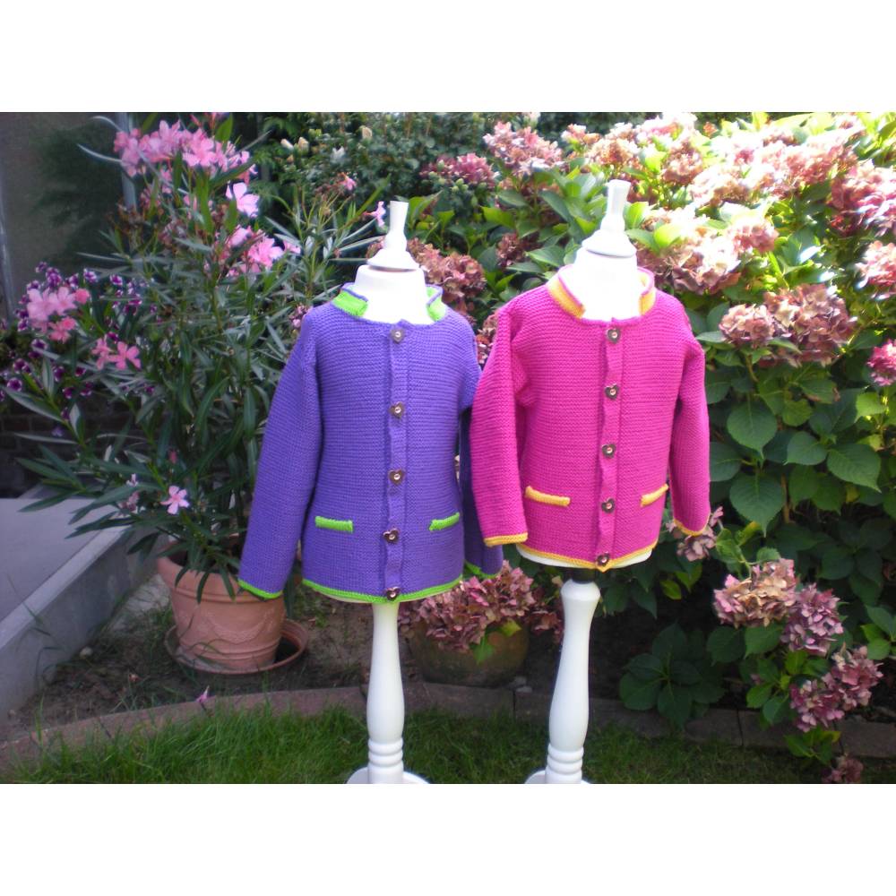 Strickanleitung - Trachtenjacke für Kinder in 3 Größen Bild 3
