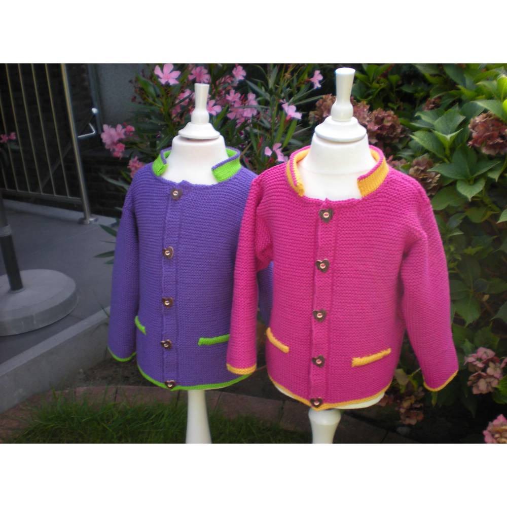 Strickanleitung - Trachtenjacke für Kinder in 3 Größen Bild 5
