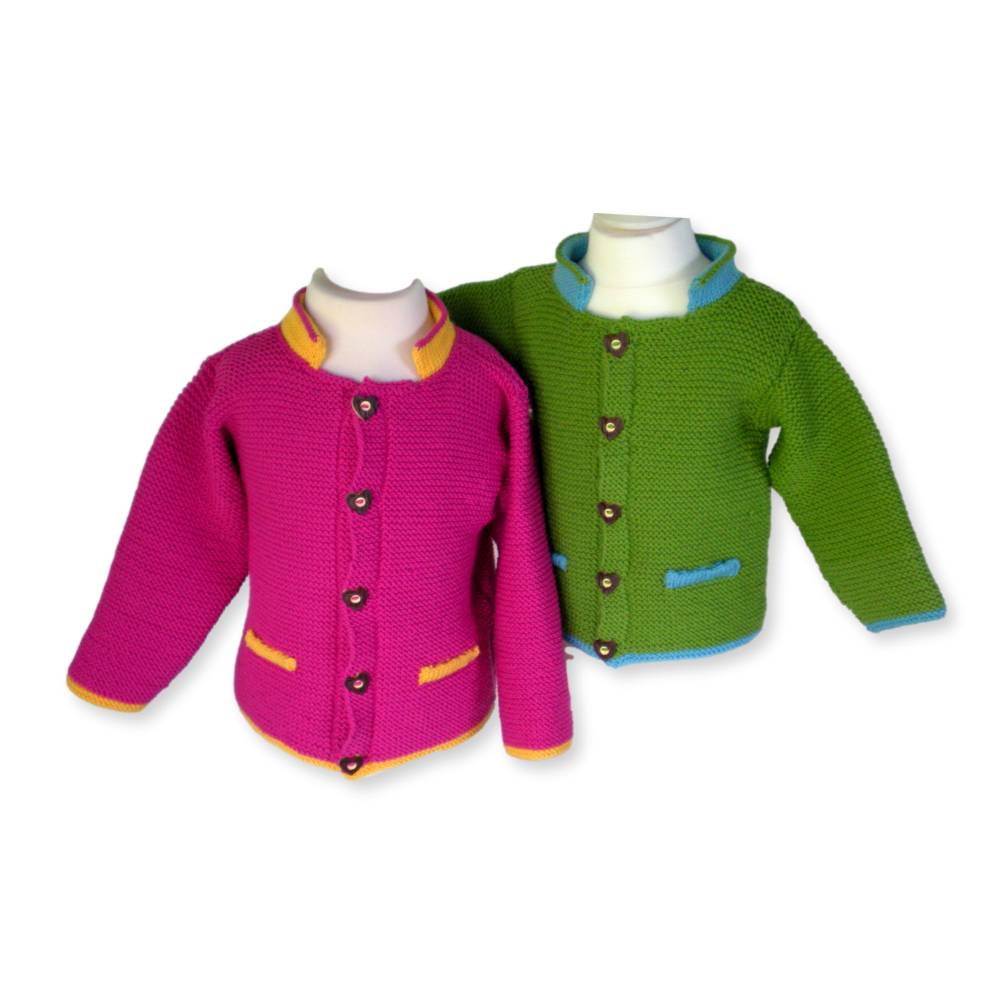 Strickanleitung - Trachtenjacke für Kinder in 3 Größen Bild 6