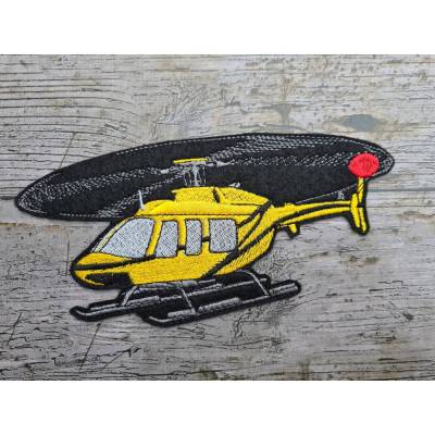 Helikopter Rescue Stickdatei 18cm, SOFORTDOWNLOAD, Stickmuster