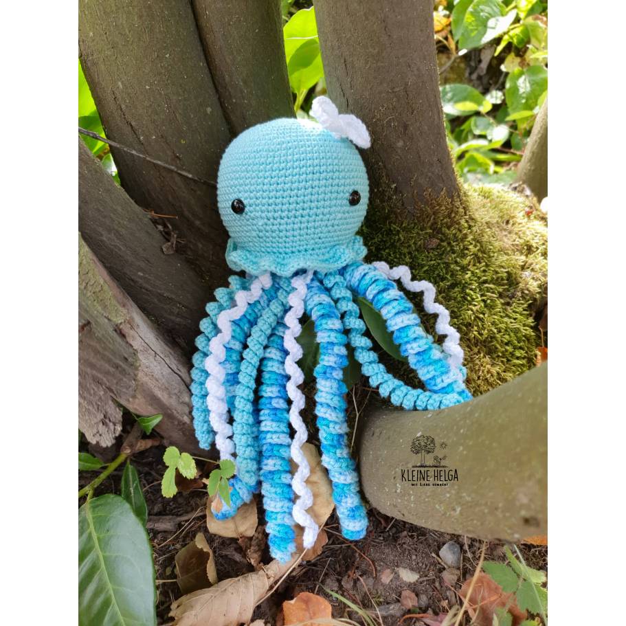Häkelanleitung für die kleine Qualle ,,BLUE" Bild 2