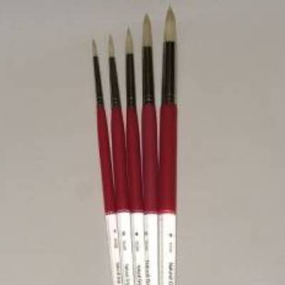Borstenpinsel W&N Natural Grip Rund mit langem Stiel