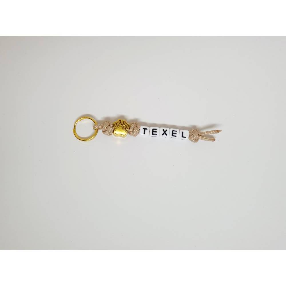 Anhnger fr Halsband mit Name und Pfote, Hundemarke, Taschenanhnger,  Kofferanhnger, Halsbandanhnger