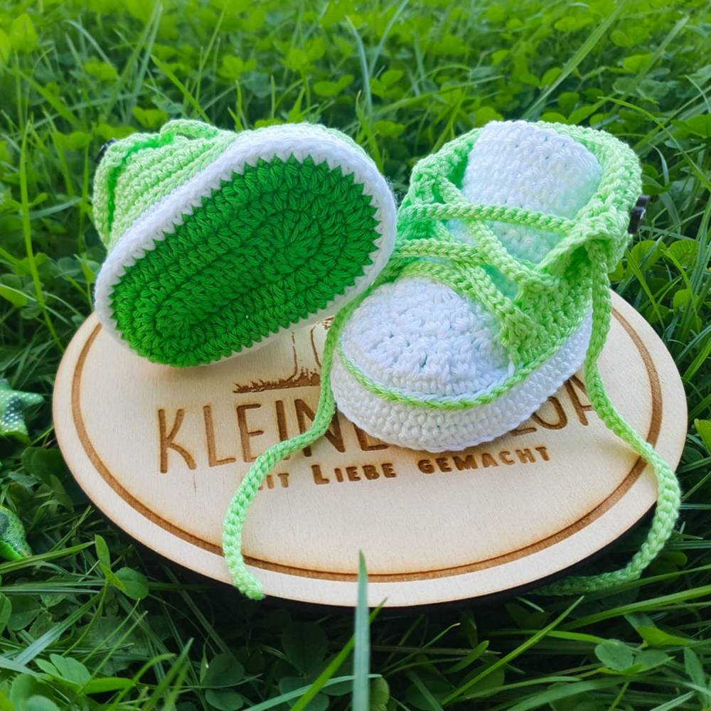 SPARPAKET für die 2 Häkelanleitungen: GROßE UND KLEINE ,,Treterlie" Bild 1