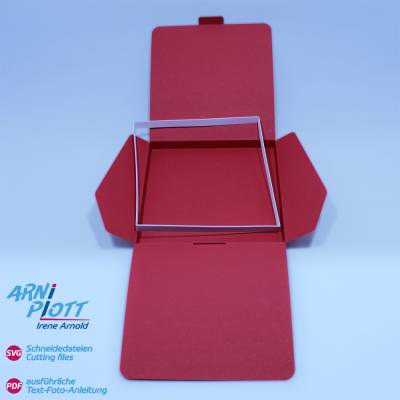 Plotterdatei SVG – Geschenk-Box für Karten mit Falt-Objekten von ARNi-Plott, Verpackung, Geschenkschachtel, Karton