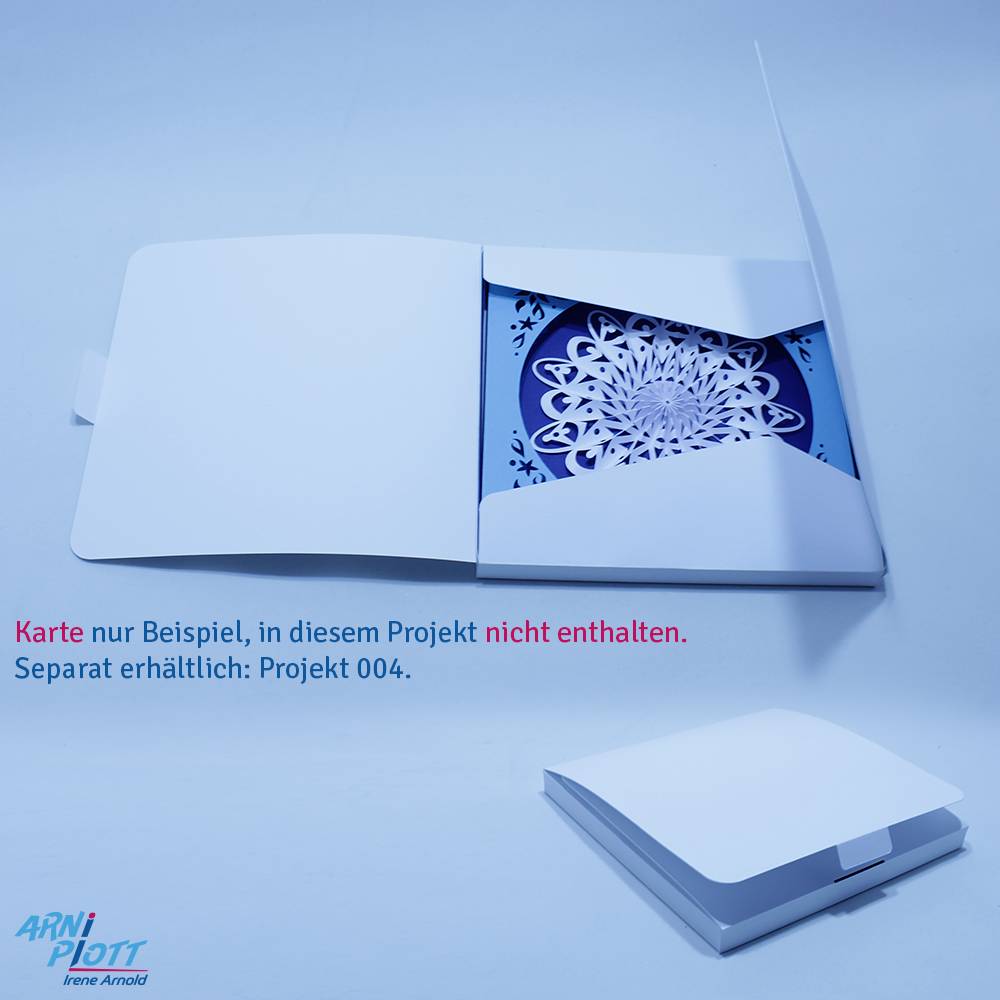 Plotterdatei SVG – Geschenk-Box für Karten mit Falt-Objekten von ARNi-Plott, Verpackung, Geschenkschachtel, Karton Bild 2