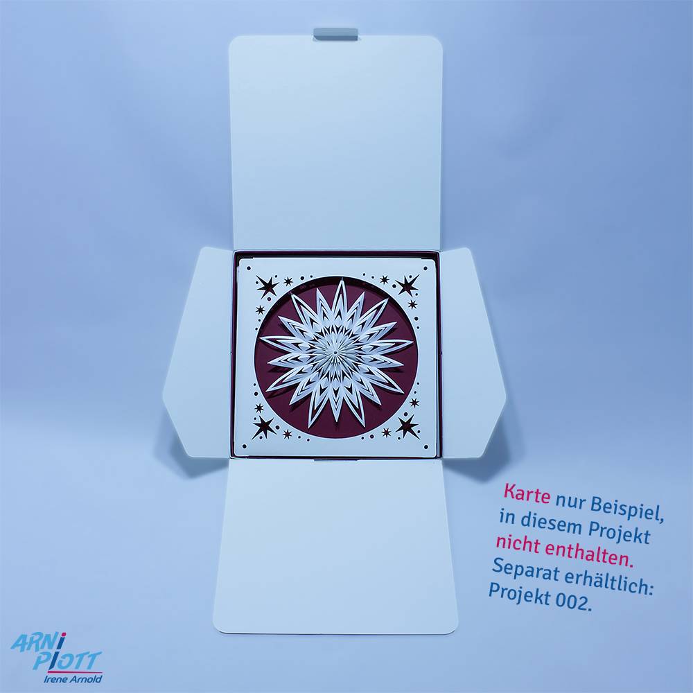 Plotterdatei SVG – Geschenk-Box für Karten mit Falt-Objekten von ARNi-Plott, Verpackung, Geschenkschachtel, Karton Bild 6