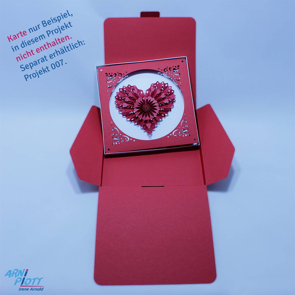 Plotterdatei SVG – Geschenk-Box für Karten mit Falt-Objekten von ARNi-Plott, Verpackung, Geschenkschachtel, Karton Bild 7
