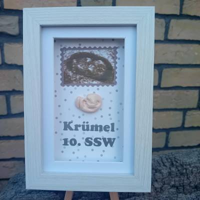 Sternenkind Erinnerungsrahmen, 4. bis 12. SSW, eigenes Ultraschallbild