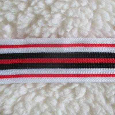 Seitenstreifen Seitenband Galonband Elastikband Multistreifen rot Breite 30 mm (1m/2,00 €)