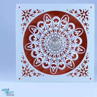 Plotterdatei – Besondere Glückwunschkarte / Geburtstagskarte, Karte mit entnehmbarer Blume als Deko