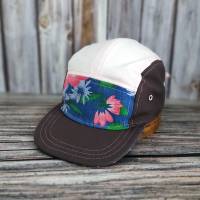 5-Panel-Cap Upcycling LILLI | Kinder XS (52-55cm) | Snapback, Flat-Visor, Bandana-Cap | RÄUBERKIND