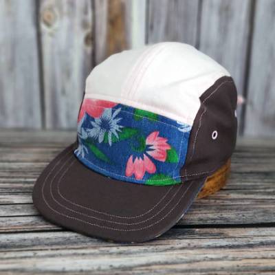 5-Panel-Cap Upcycling LILLI | Kinder XS (52-55cm) | Snapback, Flat-Visor, Bandana-Cap | RÄUBERKIND