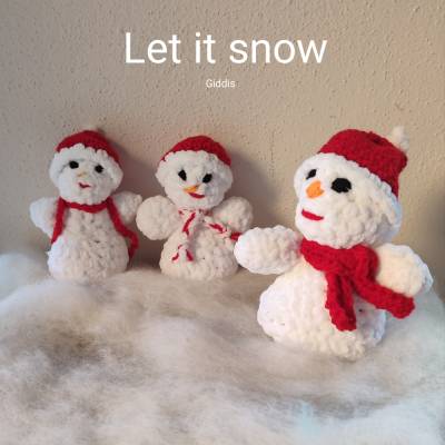 Winterdeko Schneemann 3er-Set