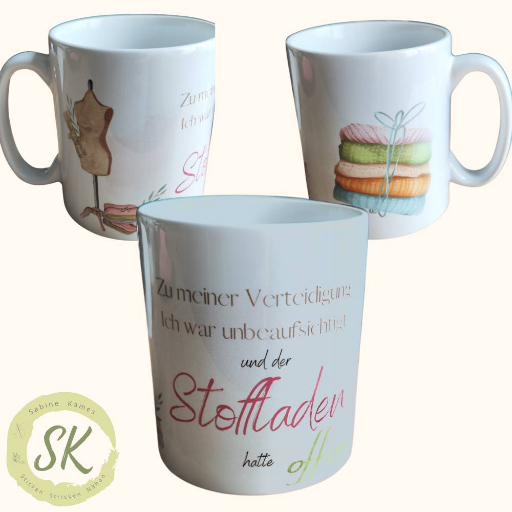 Lustige Nähtasse 