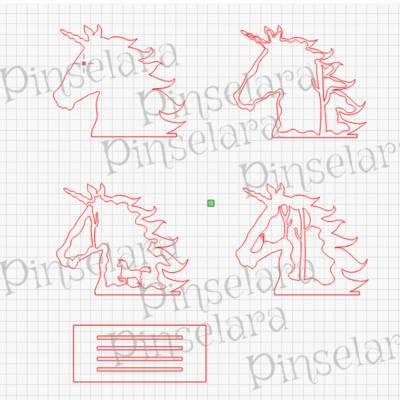 Laser Cut File, Schattenbox Einhorn, Nachtlicht Dekoration, Holz Kinderzimmer Deko Lasercut