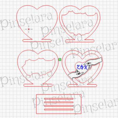 Laser Cut File, Schattenbox Herz, Nachtlicht Dekoration, Holz Deko Lasercut