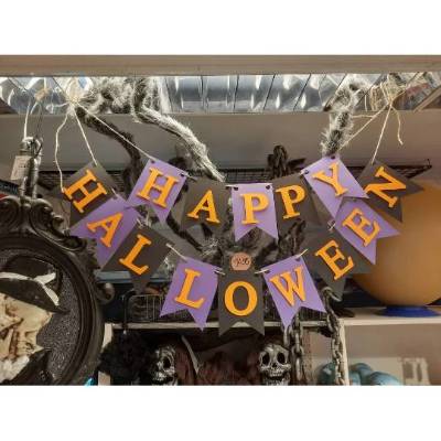 Girlande Happy Halloween Dekoration aus Papier