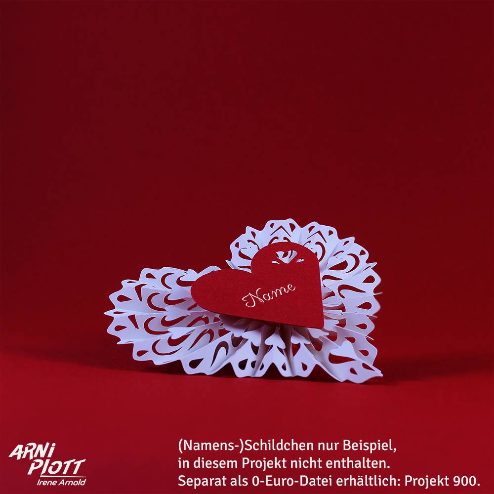 Plotterdatei – Hochzeitsdeko, Valentinstag, Muttertag, Geburtstag, Gastgeschenk, Platzkarte, Fensterdeko, Dekoration Bild 9