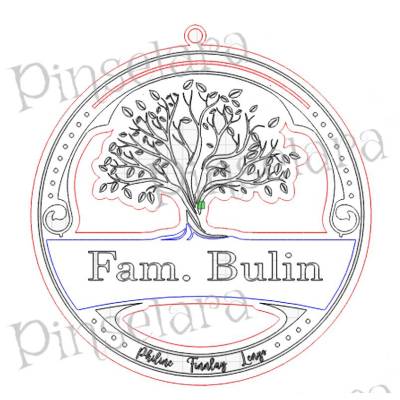 Laser Cut File, Türkranz, Familienschild, Familienbaum, Türschild, Willkommensschild, Digitaler Download