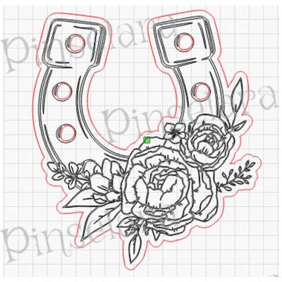 Laser Cut File, Hufeisen, Viel Glück, zur Einschulung oder als Geschenk, Laserdatei als Download